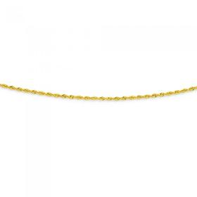 9ct-Hollow-Rope-Chain-50cm on sale