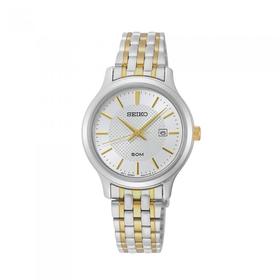 Seiko+Ladies+Silver+and+Gold+Daywear+Watch+%28Model%3A+SUR647P1%29