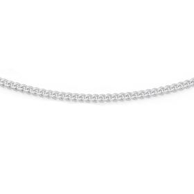 Silver-50cm-Bevelled-Curb-Chain on sale