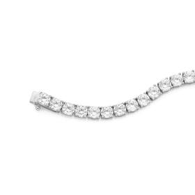 Sterling-Silver-5mm-Cubic-Zirconia-Tennis-Bracelet on sale