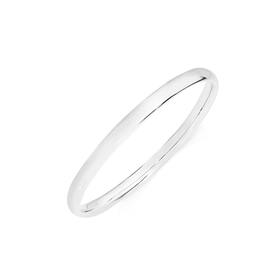 Silver-4x40mm-Childs-Bangle on sale