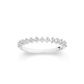 Sterling-Silver-13-Round-Cubic-Zirconia-Friendship-Ring on sale