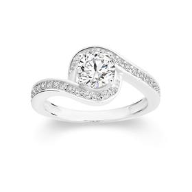 Silver+CZ+Solitaire+With+CZ+Channel+Twist+Ring