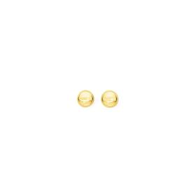 9ct+Gold+2.5mm+Ball+Stud+Earrings