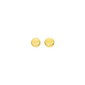 9ct+Gold+3mm+Ball+Stud+Earrings