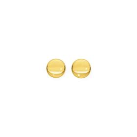 9ct+Gold+4mm+Ball+Stud+Earrings