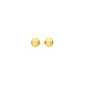 9ct+Gold+3mm+Ball+Stud+Earrings