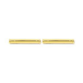 9ct-Gold-Bar-Stud-Earrings on sale