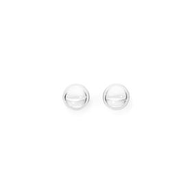 9ct+Gold+4mm+Ball+Stud+Earrings