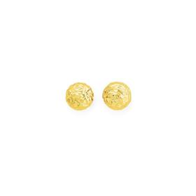 9ct-Gold-4mm-Ball-Stud-Earrings on sale