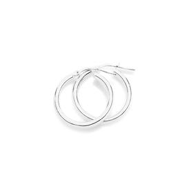Silver-22x15mm-Hoop-Earrings on sale