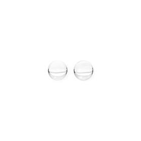 Silver+4mm+Ball+Stud+Earrings