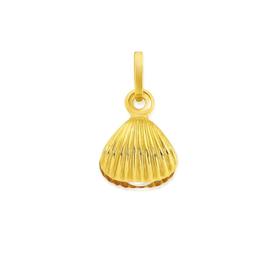 9ct+Gold+Shell+Charm