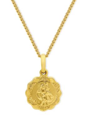 9ct+Gold+St+Christopher+Medal