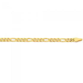 9ct+55cm+Figaro+3%2B1+Chain