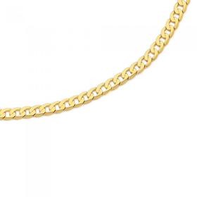 9ct-55cm-Bevelled-Close-Curb-Chain on sale