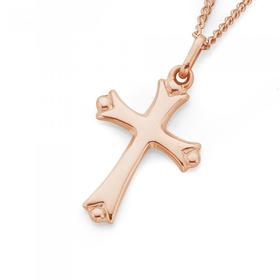 9ct-Rose-Gold-Celtic-Cross-Pendant on sale