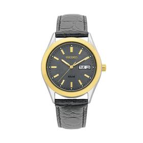 Seiko+Solar+Men%27s+Gold+and+Silver+Tone+Watch