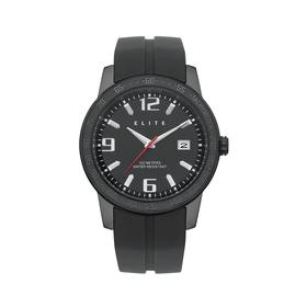 Elite+Men%27s+Black+Tone+Watch