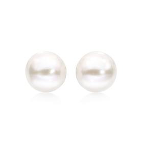 9ct+Gold+Cultured+Freshwater+Pearl+Stud+Earrings