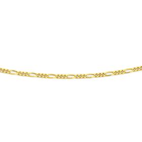 9ct-Gold-55cm-Solid-Figaro-31-Chain on sale