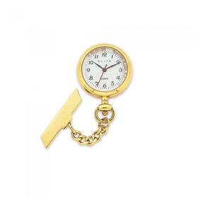 Elite-Ladies-Gold-Tone-Nurses-Watch on sale