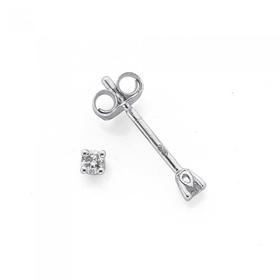 9ct-White-Gold-Diamond-Stud-Earrings on sale