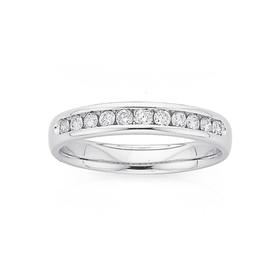 9ct-White-Gold-Diamond-Band on sale