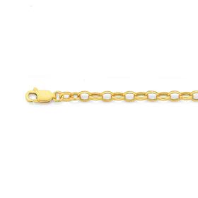 9ct-Gold-20cm-Belcher-Bracelet on sale