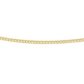 9ct-Gold-50cm-Solid-Curb-Chain on sale