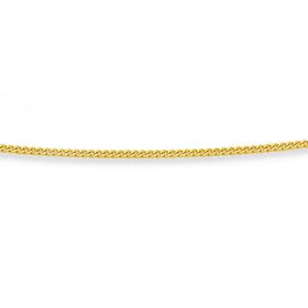 9ct-Gold-30cm-Solid-Curb-Chain on sale