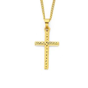 9ct-Gold-Cross-Pendant on sale