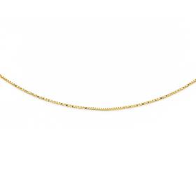 9ct-Gold-45cm-Solid-Box-Chain on sale