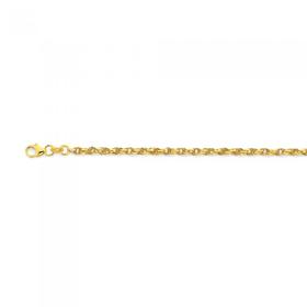 9ct-Gold-19cm-Double-Belcher-Bracelet on sale