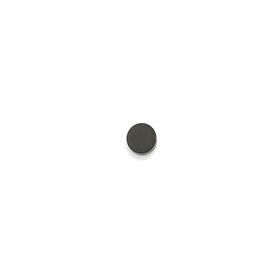 Stainless-Steel-Round-Black-Mens-Stud-Earring on sale