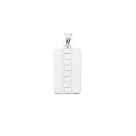 Silver-Rectangle-Dogtag on sale