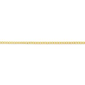 9ct-Gold-19cm-Solid-Curb-Bracelet on sale