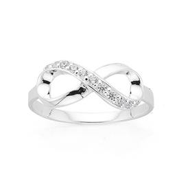 Silver-CZ-Infinity-Ring on sale