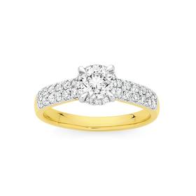 18ct-Gold-Diamond-Ring on sale