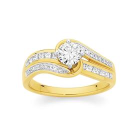 18ct-Gold-Diamond-Ring on sale