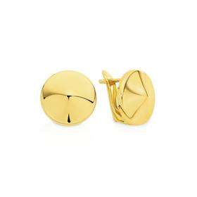 9ct-Gold-Huggie-Earrings on sale