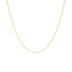 9ct-Gold-45cm-Rectangular-Cable-Chain on sale