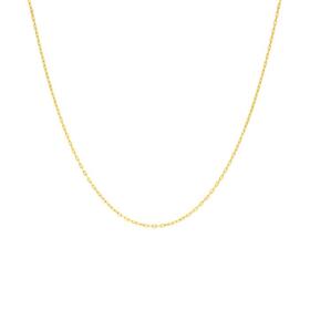 9ct-Gold-45cm-Rectangular-Cable-Chain on sale