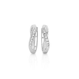 9ct-White-Gold-Diamond-Huggie-Earrings on sale