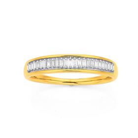 9ct-Gold-Diamond-Band on sale