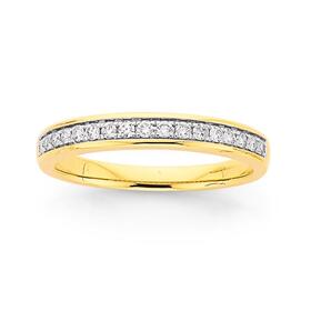 9ct-Gold-Diamond-Pave-Set-Band on sale