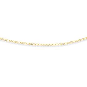 9ct-Gold-45cm-Diamond-Cut-Curb-Chain on sale