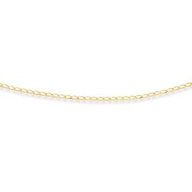 9ct-45cm-Diamond-Cut-Curb-Chain on sale