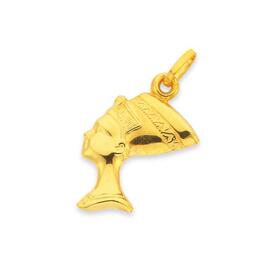 9ct-Gold-Nefertiti-Charm on sale