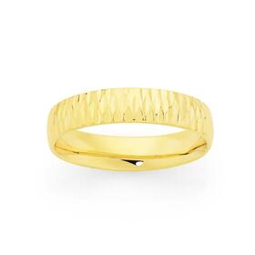 9ct-Gold-Diamond-Cut-Dress-Ring on sale